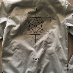 RIDE snowboards bonded sweatshirt